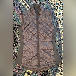 Zelos Full Zip Gray Full Zip Quilted Vest